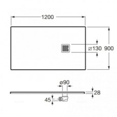Решетка Roca Terran 7P0006100R для поддона