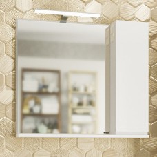 Зеркальный шкаф СаНта Марс 80 см 700284 белый с подсветкой