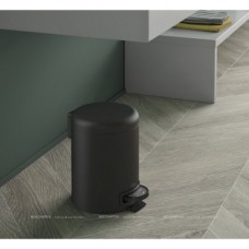 Ведро для мусора Sapho Potty 320914 матовый черный