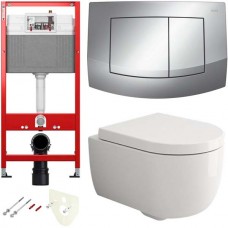 Комплект Bocchi Parma 1417-001-0129 подвесной унитаз + инсталляция TECEbase 2.0 9400405