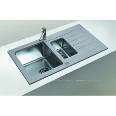 Мойка кухонная Tolero Twist TTS-890K 474490 серый металлик