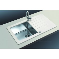 Мойка кухонная Tolero Twist TTS-860 474353 белый