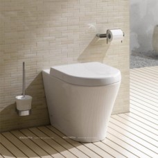 Унитаз приставной Toto 390x624x410мм, безободковый, Tornado Flush, CeFiONtect, белый, CW163Y#XW