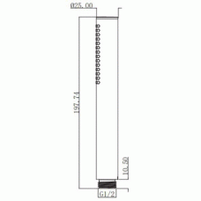 Душевая лейка Villeroy & Boch Embrace Plus TVS1084140161