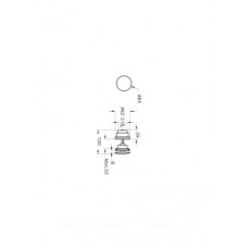Донный клапан для раковины VitrA Origin с переливом (нажимной) A4514936, черный матовый