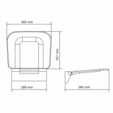Сиденье для душа WasserKRAFT SS403