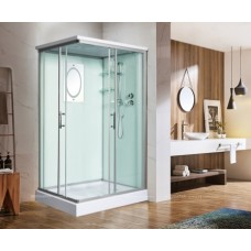Душевая кабина WeltWasser WW500 120х90 см Laine 1202 профиль хром, стекло прозрачное