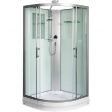 Душевая кабина WeltWasser WW500 80х80 см Werra 801 профиль хром, стекло прозрачное